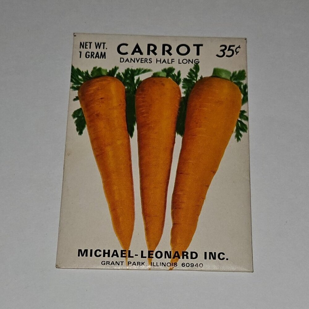 VTG Carrot Seeds Danvers Half Long 1 Gram Michael-Leonard VTG Prop Nostalgia